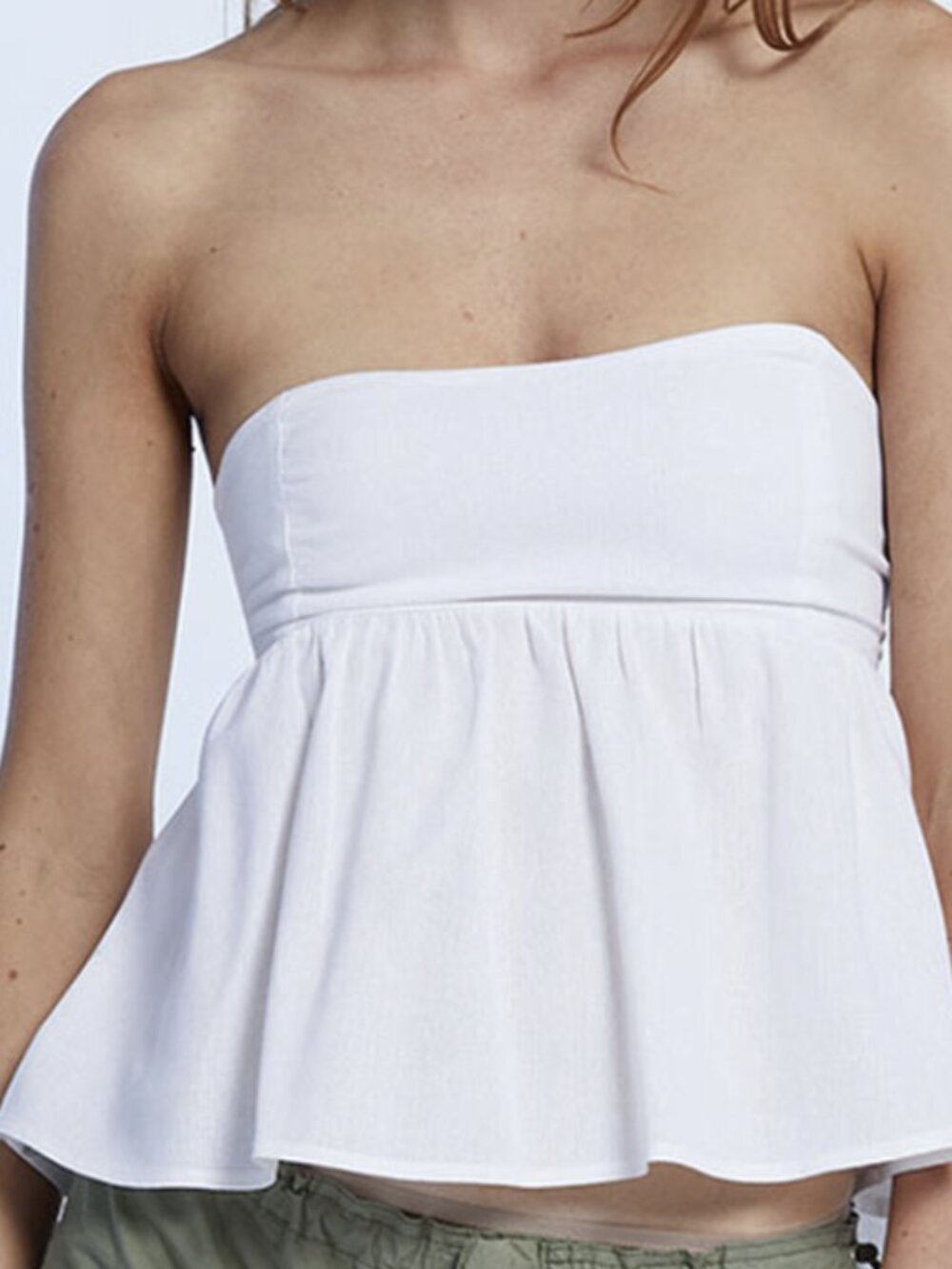 LA Hearts Strapless Tie Back Tube Top Size M.